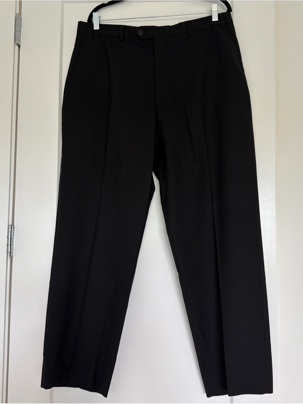 Vintage Armani Collezioni Dress Pants Black 36 Flat Front